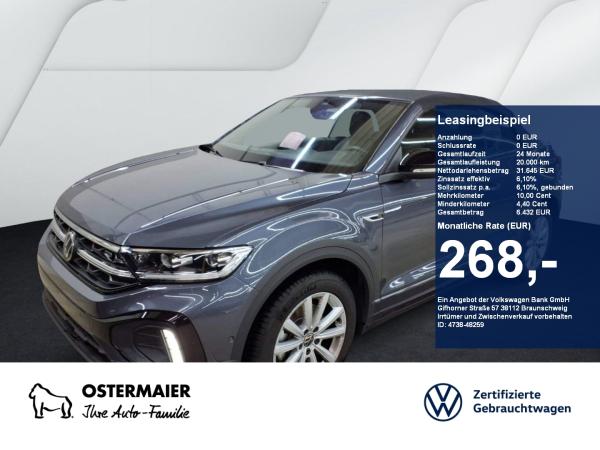 Volkswagen T-Roc Cabriolet R-LINE BLACK STYLE 1.5TSI DSG ACC.NAVI+VC.2xPDC.LED.LKRD-HZG.SHZ