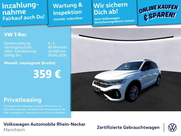 Volkswagen T-Roc 2.0 TSI R DSG 4Motion Navi Kamera Matrix-LED uvm