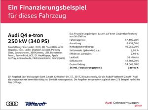 Audi Q4 e-tron e-tron Sportback 55 quattro S line HUD AHK Matrix ACC
