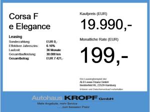 Opel Corsa F e Elegance LED+SHZ+Fernlichtass.+Kam.+LM