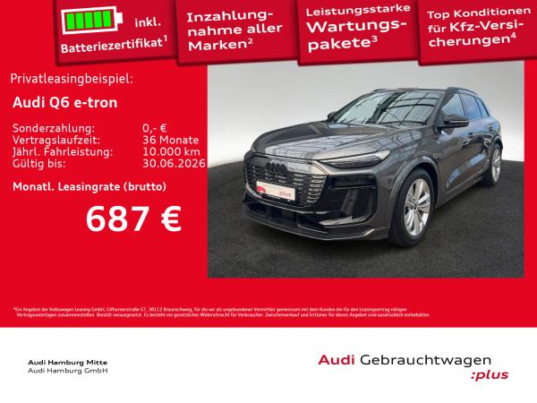 Audi Q6 e-tron performance S line B&O Panorama