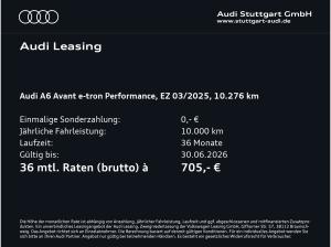 Audi A6 e-tron A6 Avant e-tron performance Automatik