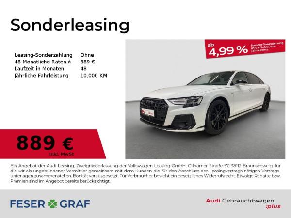 Audi A8 Lang 50 TDI B&O HD Matrix 360° Stdhz. ACC