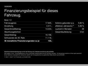 Seat Ibiza 1.0|NEUESMODELL!|LED|TEMPOMAT|WINTERPAKET