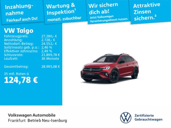 Volkswagen Taigo R-Line 1.0 TSI 7-Gang DSG LED NAVI