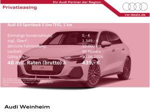 Audi A3 Sportback S -Line s-tronic Klima NAVI PDC LED