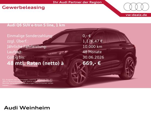 Audi Q6 e-tron Q6 SUV e-tron quattro Klima NAVI PANO AHK LED