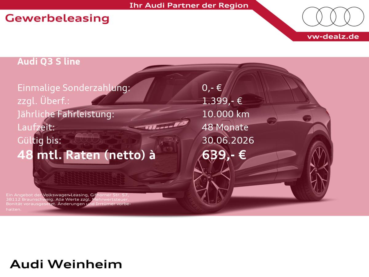 Audi Q3 SUV e-hybrid S-tronic Klima NAVI PDC