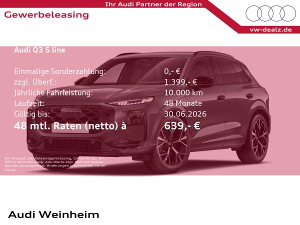 Audi Q3 SUV e-hybrid S-tronic Klima NAVI PDC