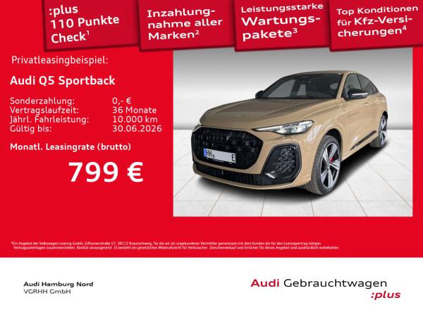 Audi Q5 Sportback 2.0 e-hybrid quattro S line B&O Nav