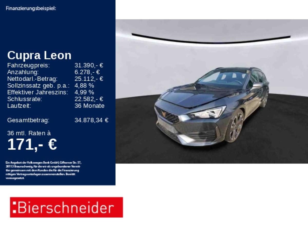 Cupra Leon SP 2.0 TSI DSG VZ AHK PANO BEATS CAM ACC