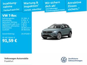 Volkswagen T-Roc 1.0 TSI Life Navi LED LaneAssist