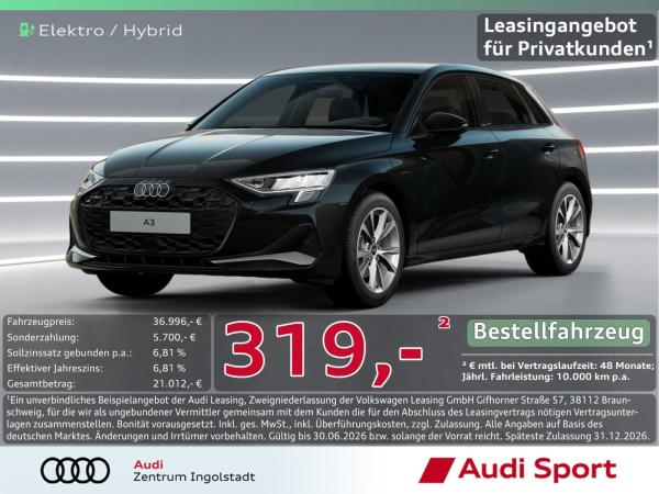 Audi A3 Sportback TFSI e PDC+ Virtual UPE 47.080,-