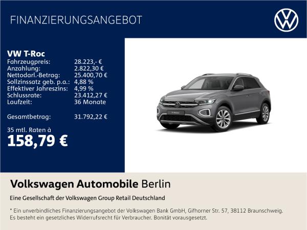 Volkswagen T-Roc 1.5 TSI DSG Style Matrix-LED ACC SHZ PDC