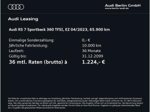 Audi RS7 RS 7 Sportback tiptr. STDHZG HUD PANO MATRIX 360