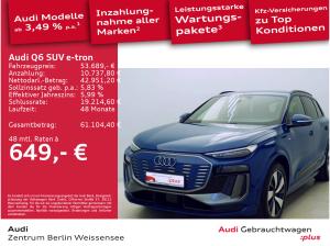 Audi Q6 e-tron Q6 SUV e-tron QUA*S-LINE*MATRIX*360*ACC**