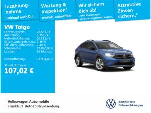 Volkswagen Taigo GOAL 1.0 TSI 5-Gang LED NAVI AHK KAMERA