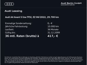 Audi A4 Avant S line 35 TFSI S tr. LED NAVI PDC