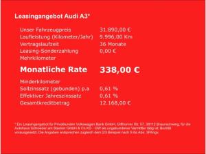 Audi A3 Sportback 30 TFSI S-tronic NAVI+LED+ACC+KAMERA+SPORTSITZE