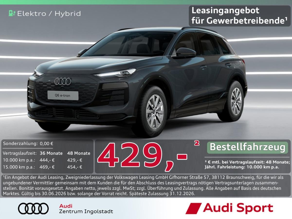 Audi Q6 e-tron LED STHZG ACC NAVI PDC UPE 63.500,-