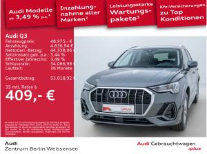 Audi Q3 45 TFSI**0,99% FIN**S-TRO*QUA*S-LINE*LED*AHK*ACC*NAVI*APP