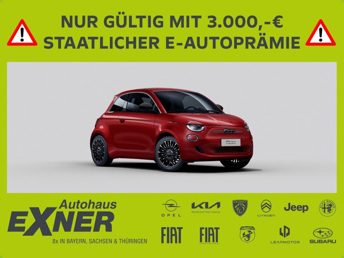 Fiat 500e ICON | !INKL. 3.000€ E-FÖRDERPRÄMIE als Anzahlung! | PRIVAT!