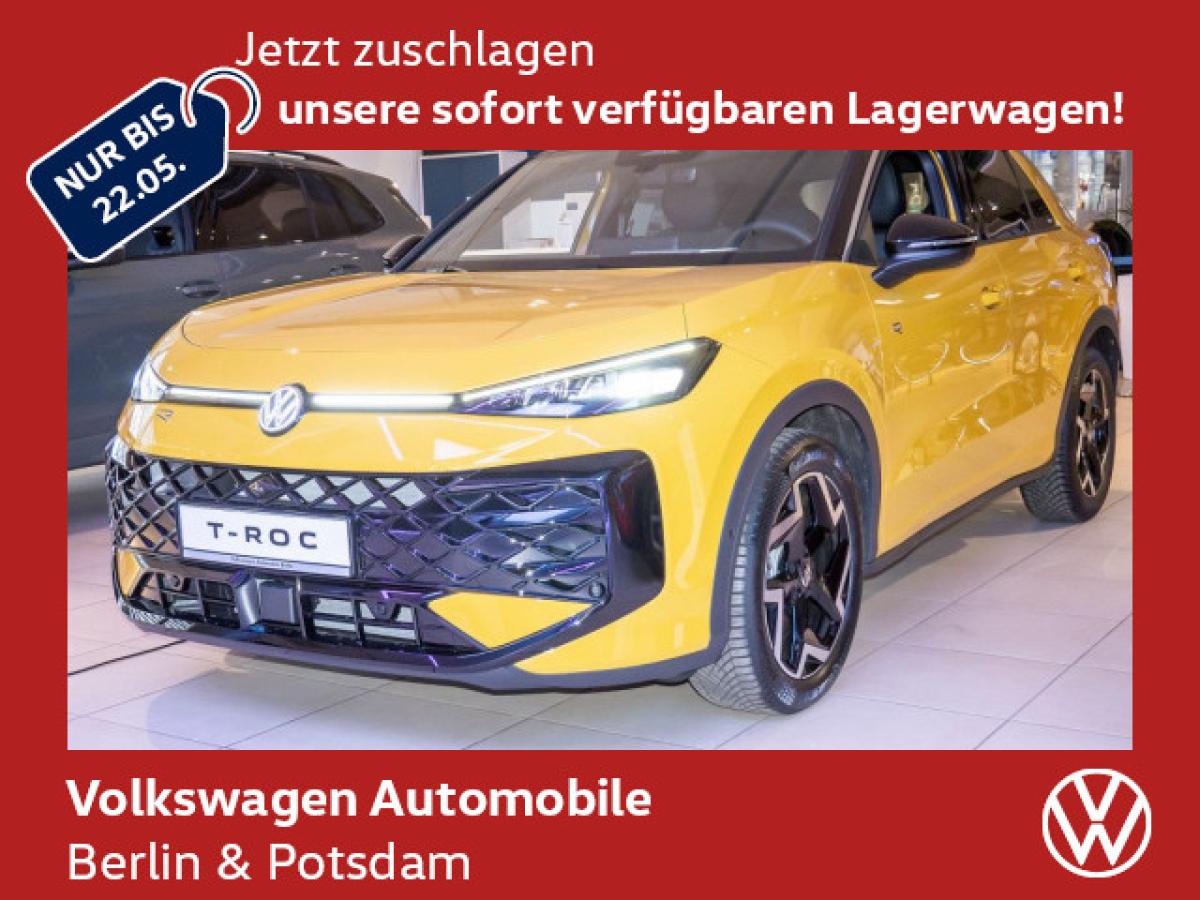 Volkswagen T-Roc R-Line 1.5 l eTSI OPF 7-Gang-Doppelkupplungsgetriebe DSG **12.200€ Preisvorteil**