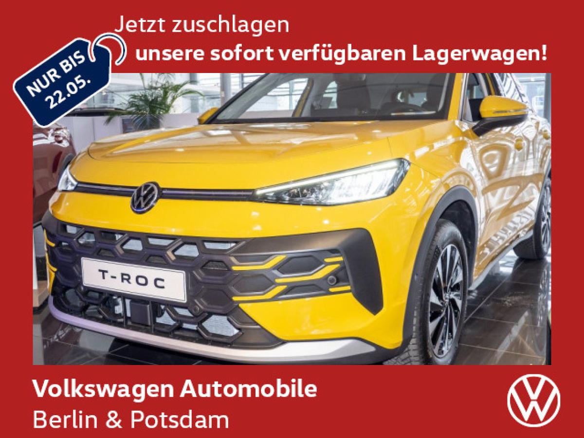 Volkswagen T-Roc Life 1.5 l eTSI OPF 7-Gang-Doppelkupplungsgetriebe DSG **9.900€ Preisvorteil**