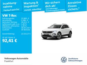 Volkswagen T-Roc GOAL 1.0 TSI 6-Gang LED NAVI APP