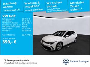 Volkswagen Golf VIII 2.0 TSI GTI LED-Plus DAB+ FrontAssist LaneAssist