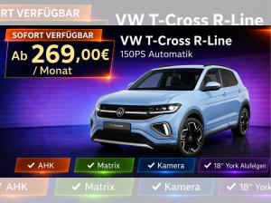 Volkswagen T-Cross 150PS DSG R-Line AHK | Matrix | Kamera