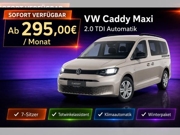 Volkswagen Caddy Maxi TDI DSG 7-Sitzer Winterpaket|ACC|Kamera|Sofort Verfügbar!