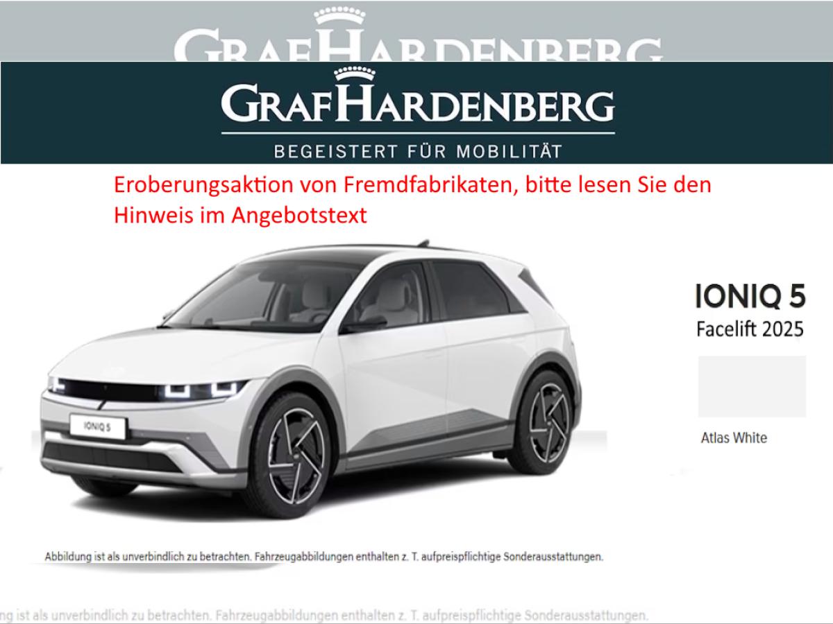Hyundai IONIQ 5 63 kWh Batterie 125 kW (170 PS) CENTRIQ Eroberungsaktion