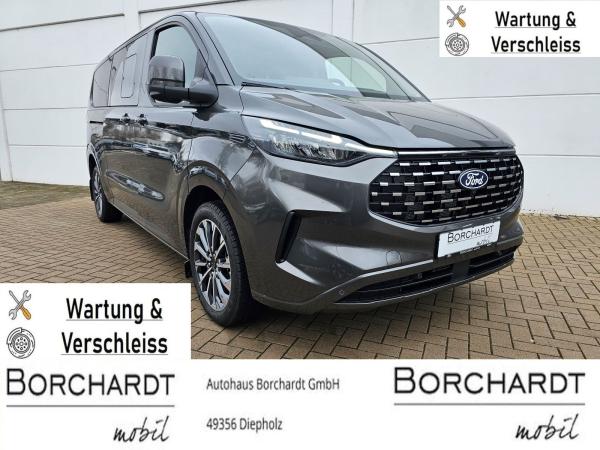 Ford Tourneo Custom *Titanium X*320L2*Wartung*AHKschw.*digSpiegel*360°*ACC*Allwetter*