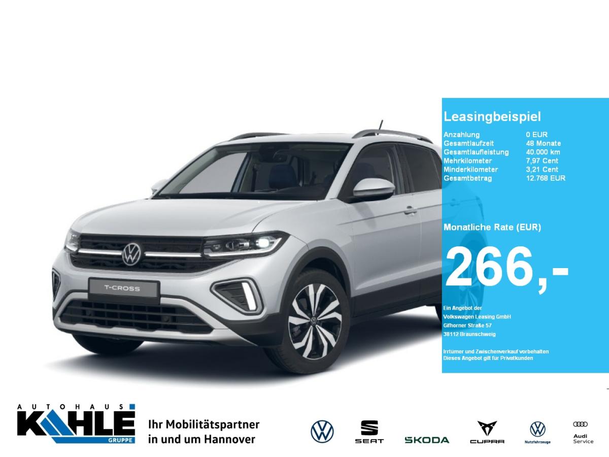 Volkswagen T-Cross Style 1.0 l TSI DSG SOFORT VERFÜGBAR! CarPlay RFK GJR AHK