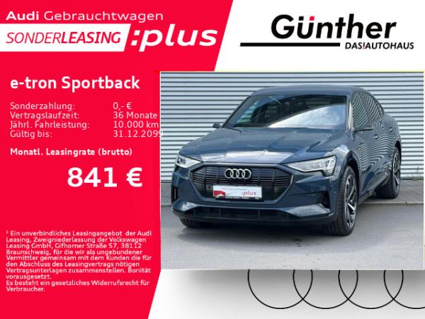 Audi e-tron SPORTBACK S LINE 55 QUATTRO+HEAD UP+KAMER