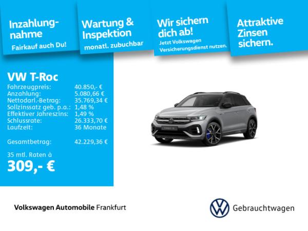 Volkswagen T-Roc R 4Motion 2.0 TSI DSG Black Style AKRA AHK