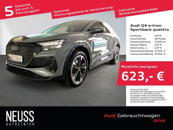 Audi Q4 e-tron Sportback 45 quattro HUD+AHK+360°+ACC+HPC