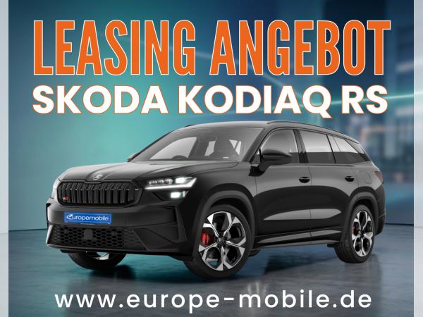 Skoda Kodiaq RS 2.0 TSI 195kW DSG 4x4 2026 (UVP 68.576€/KW20/26) MATRIX/PANO/AHK/SUITE/5J.GARAN./UVM.