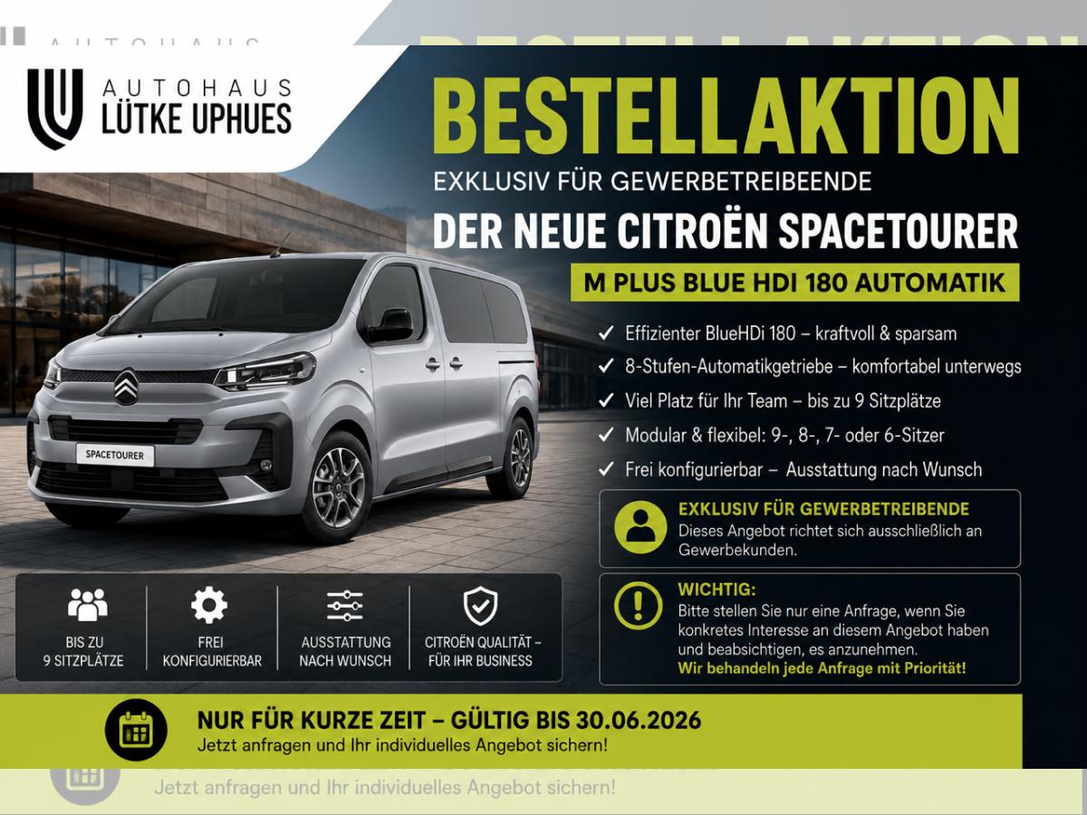 Citroën SpaceTourer Diesel 180 M Plus EAT8