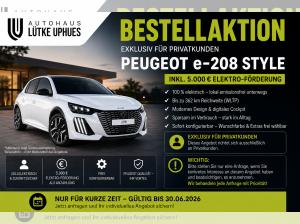 Peugeot 208 ELEKTRO STYLE 136 *BESTELLAKTION*BITTE TEXT GENAU LESEN*