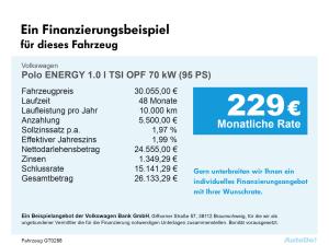 Volkswagen Polo ENERGY 1.0 l TSI OPF LED ACC