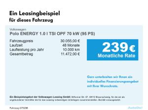 Volkswagen Polo ENERGY 1.0 l TSI OPF LED ACC