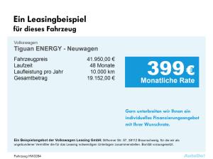 Volkswagen Tiguan ENERGY - Neuwagen 1,5 eTSI 7-Gang DSG LED
