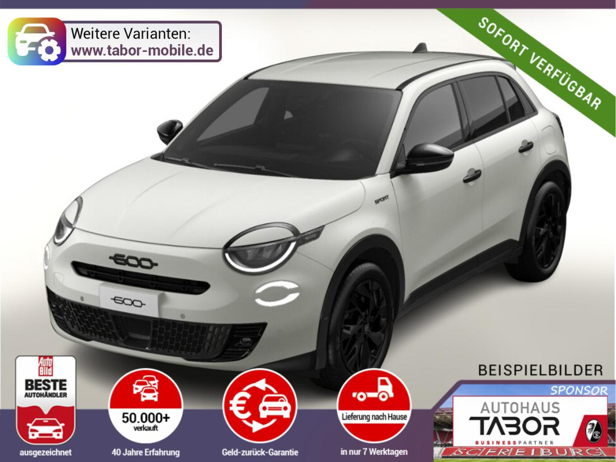 Fiat 600 Hybrid Sport Nav SHZ ACC Kam Keyl PDC PrivG