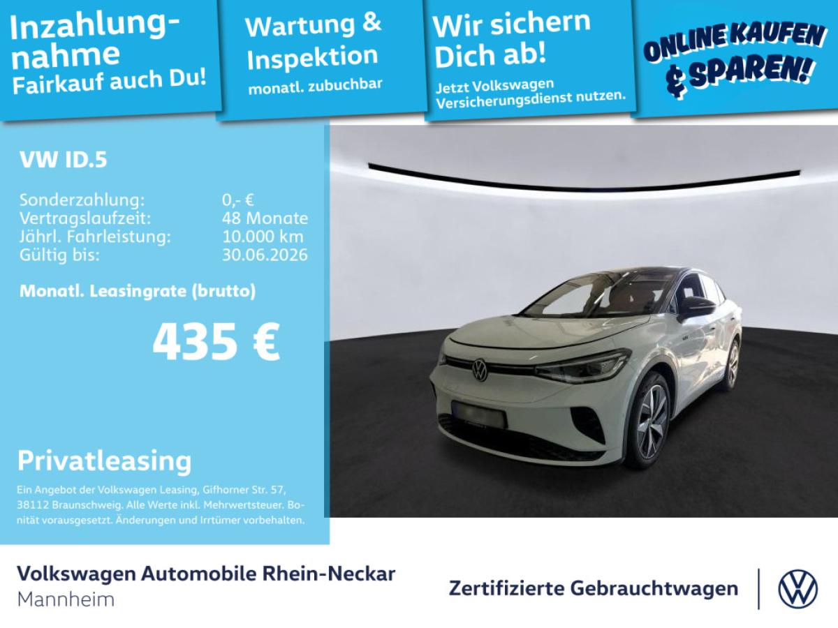 Volkswagen ID.5 GTX 4Motion Navi Kamera Pano UVM