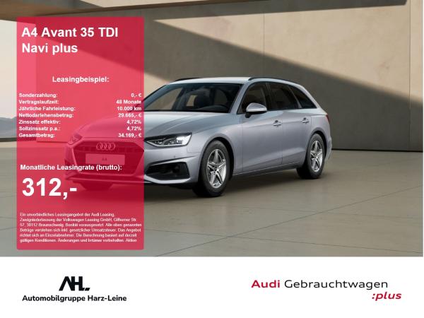 Abbildung Leasingangebot Audi A4