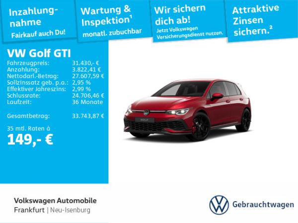 Volkswagen Golf VIII GTI 2.0 TSI DSG CLUBSPORT AKRA*MATRIX*