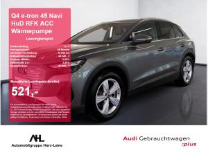 Audi Q4 e-tron 45 Navi HuD RFK ACC Wärmepumpe ACC AUT