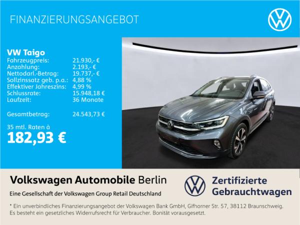 Volkswagen Taigo 1.0 TSI DSG Style Navi LED SHZ ACC PDC